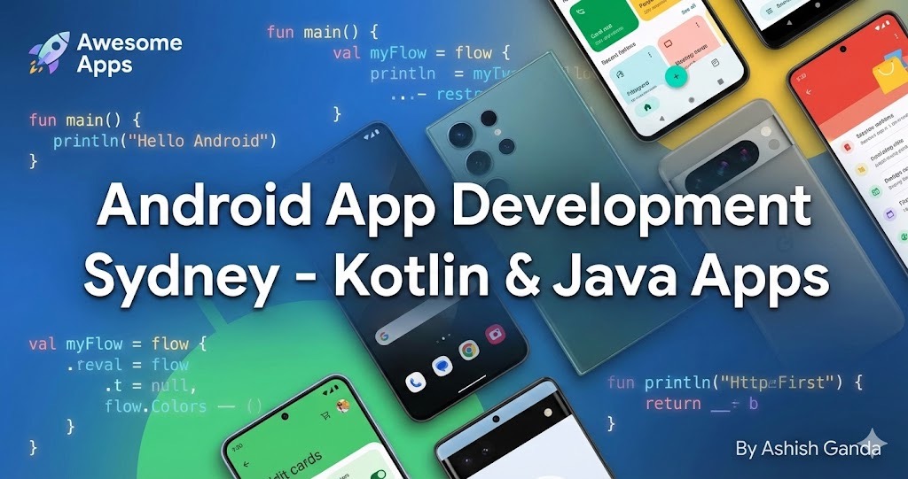 Android App Development Sydney - Kotlin & Java Apps
