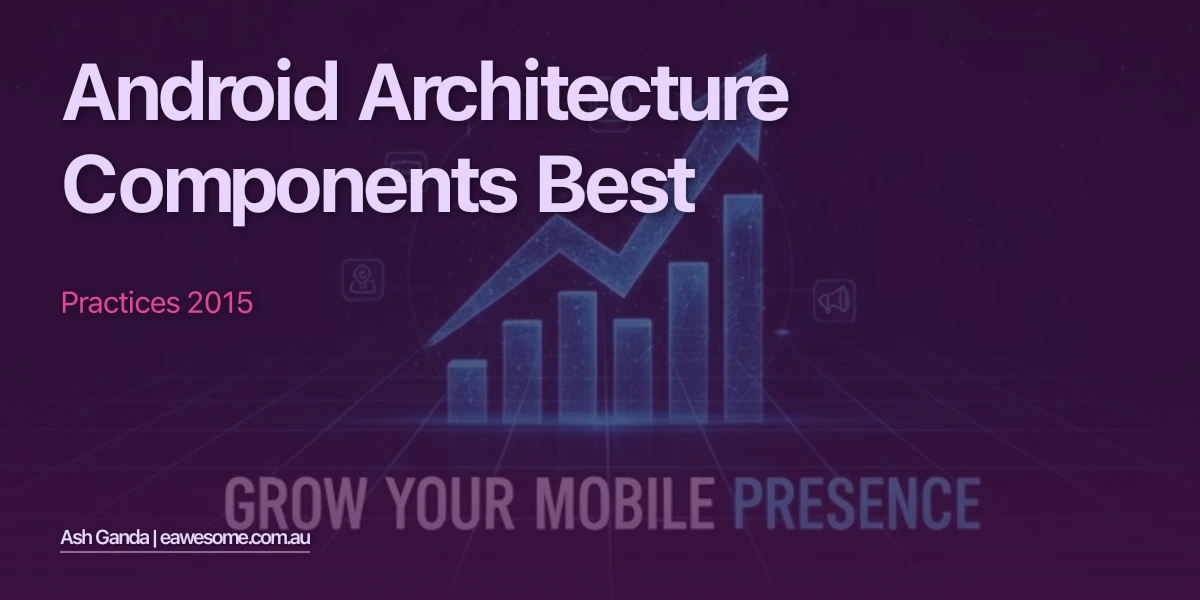 Android architecture components Best Practices 2015