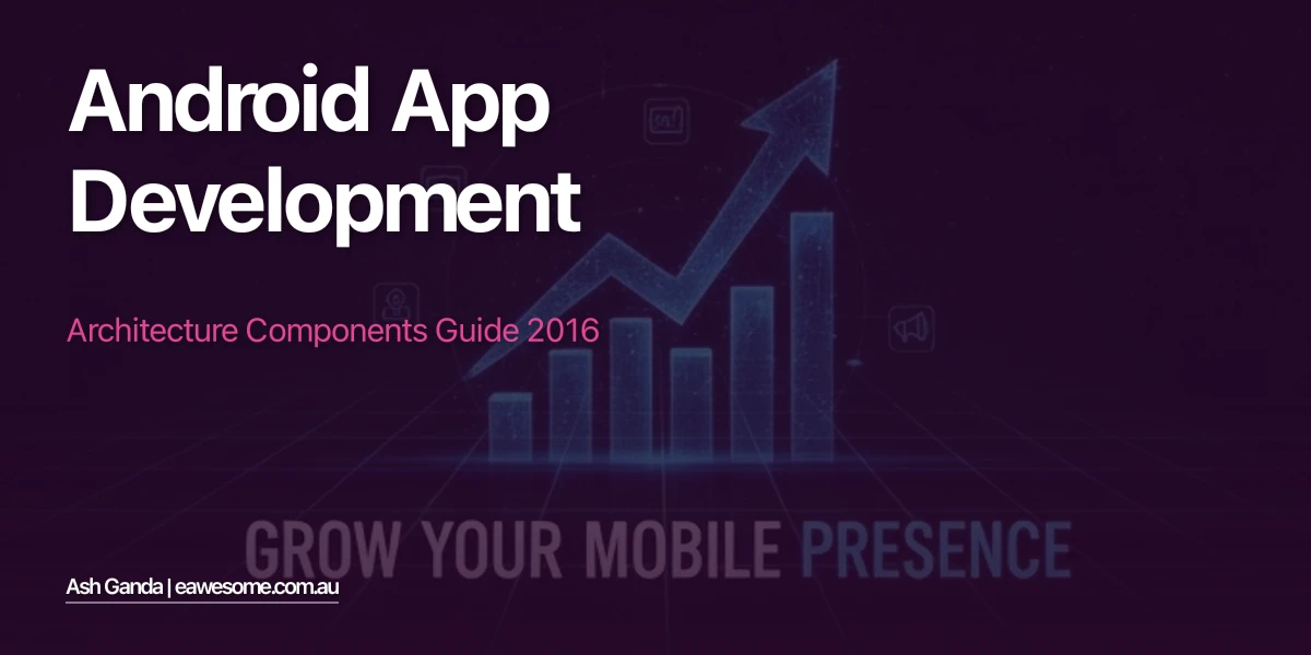 Android App Development: Architecture Components Guide 2016