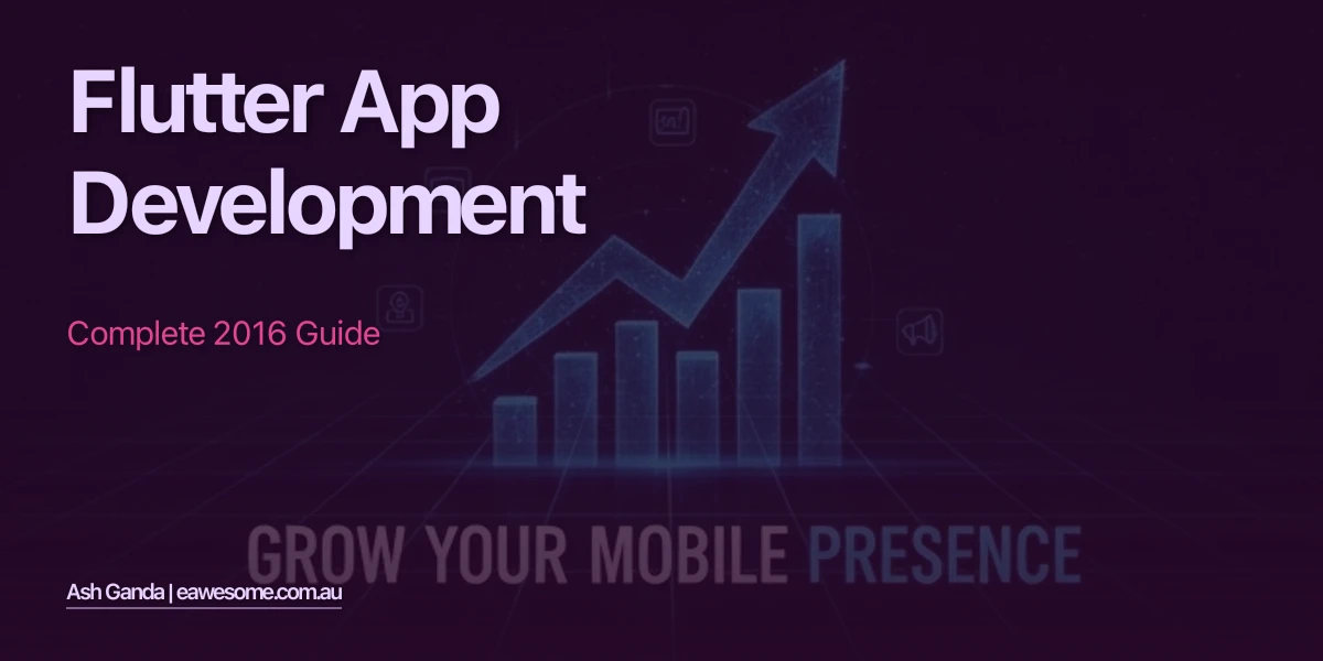 Flutter app development: Complete 2016 Guide