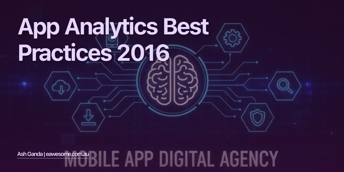 app analytics Best Practices 2016