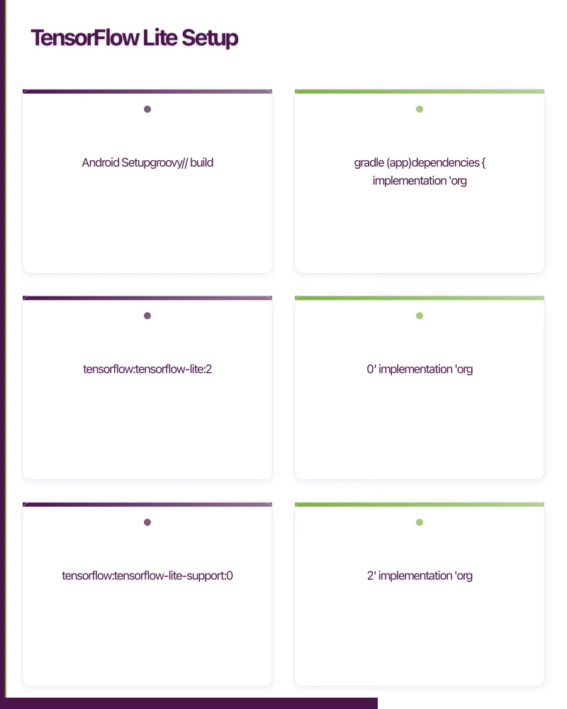 TensorFlow Lite Setup Infographic
