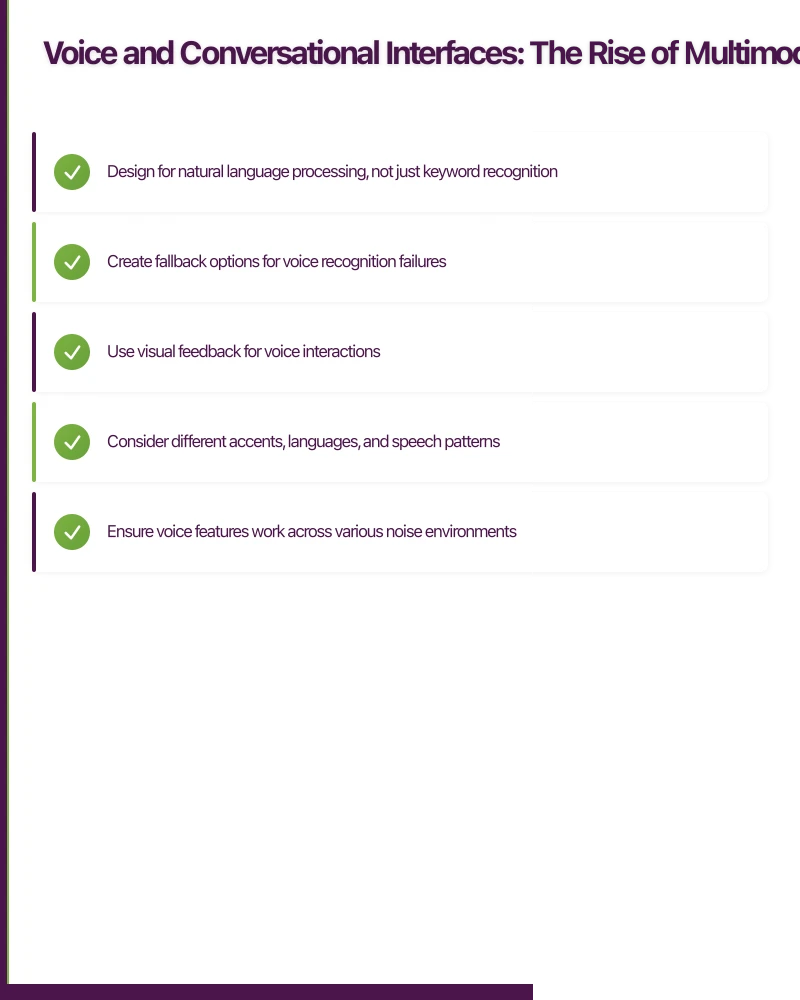 Voice and Conversational Interfaces: The Rise of Multimodal Experiences Infographic
