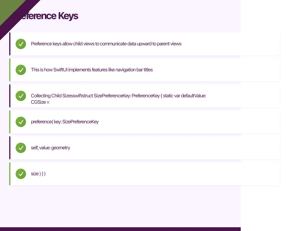 Preference Keys Infographic